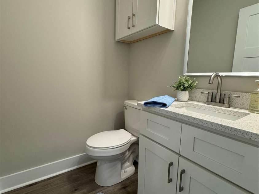 2012 Crown Point Drive, Albemarle, NC 28001.  MLS# CAR4256032, YatesRealty ID 24664. Half Bathroom