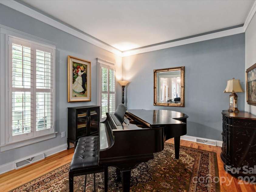 189 Mills Lane, Fort Mill, SC 29708.  MLS# CAR4259417, YatesRealty ID 24667. First floor office/Music Room/gathering room