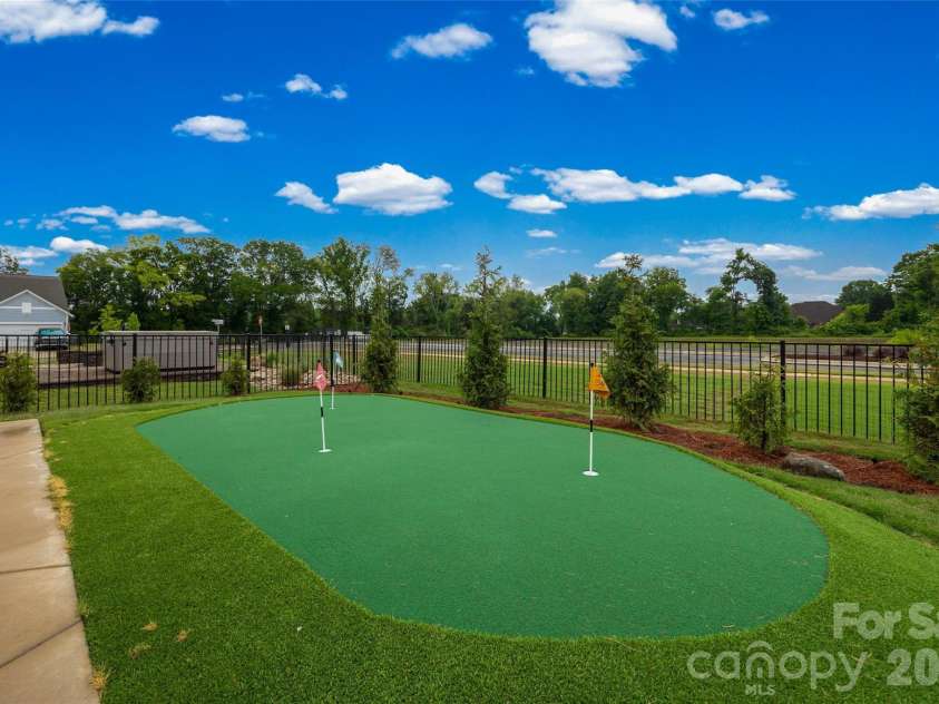 3129 Gavin Lane, Harrisburg, NC 28075.  MLS# CAR4384638, YatesRealty ID 24668. Putting Green