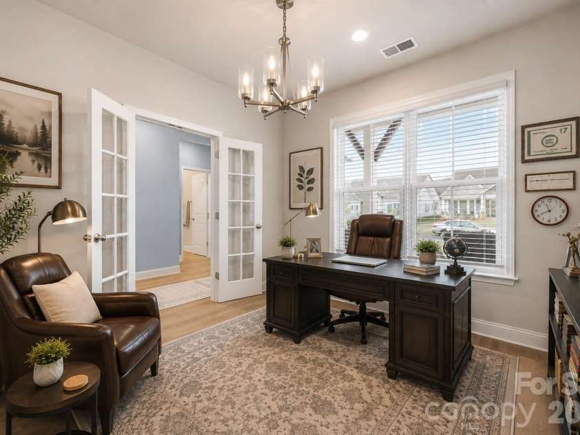 3129 Gavin Lane, Harrisburg, NC 28075.  MLS# CAR4384638, YatesRealty ID 24668. Virtually Staged Photo to Illustrate as an Office
