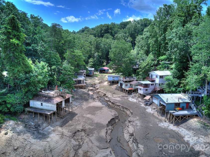 178 Anglers Way, Lake Lure, NC 28746.  MLS# CAR4277342, YatesRealty ID 24675. Looking back into the cove