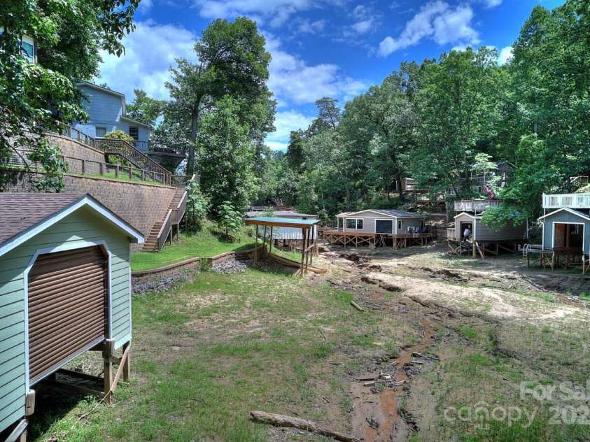 178 Anglers Way, Lake Lure, NC 28746.  MLS# CAR4277342, YatesRealty ID 24675. With current drained lake