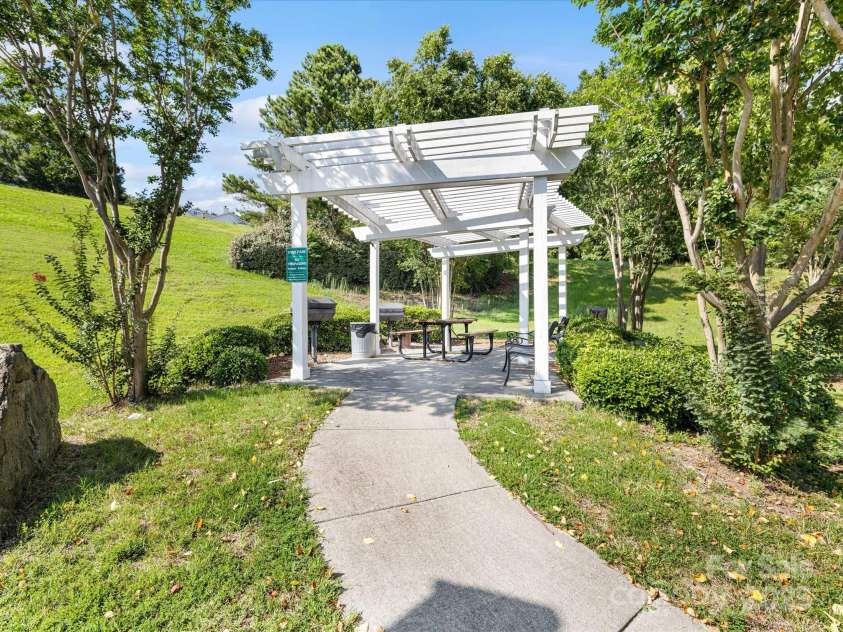 10650 Hill Point Court, Charlotte, NC 28262.  MLS# CAR4277696, YatesRealty ID 24676. Pergola