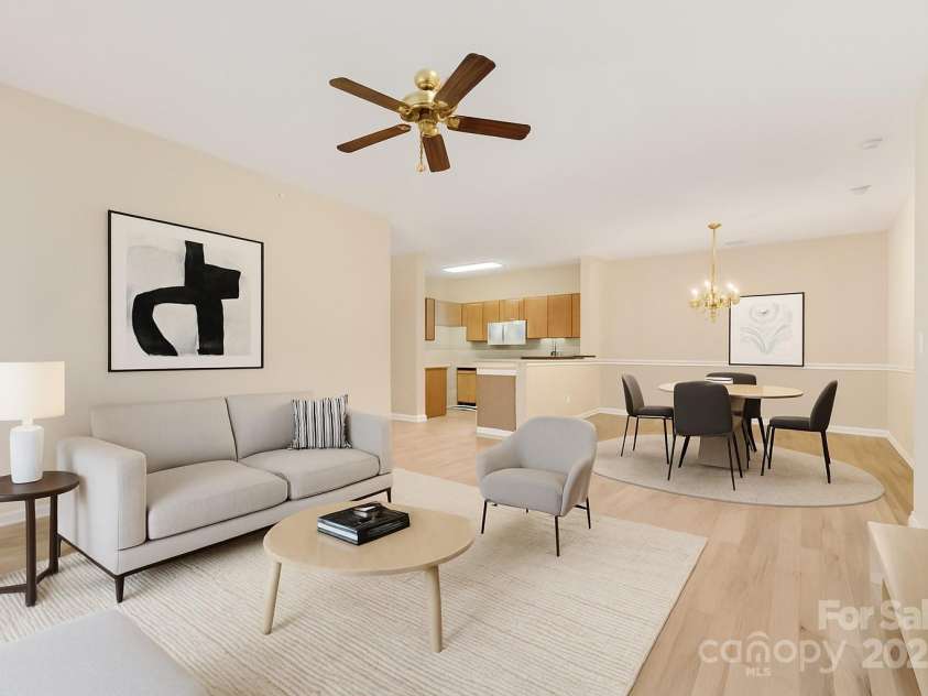 10650 Hill Point Court, Charlotte, NC 28262.  MLS# CAR4277696, YatesRealty ID 24676. Virtually staged