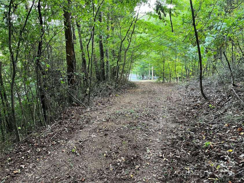 1961 Cane Creek Road, Fletcher, NC 28732.  MLS# CAR4233282, YatesRealty ID 247. Homesite above road