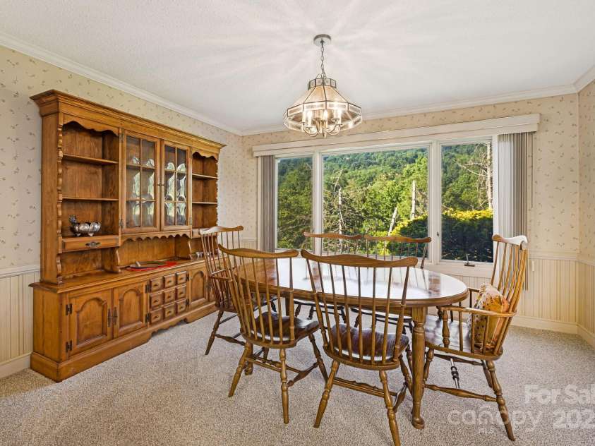 25 Westridge Court, Hendersonville, NC 28791.  MLS# CAR4279623, YatesRealty ID 24700. Dining Room