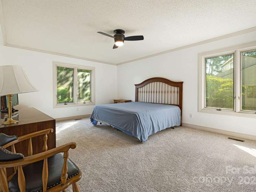 25 Westridge Court, Hendersonville, NC 28791.  MLS# CAR4279623, YatesRealty ID 24700. Primary Bedroom
