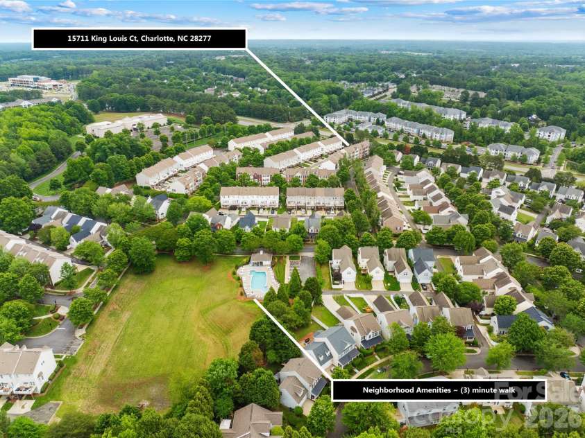 15711 King Louis Court, Charlotte, NC 28277.  MLS# CAR4381034, YatesRealty ID 24711. 