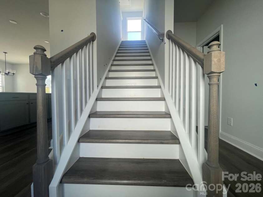 4049 Grommet Court, Matthews, NC 28105.  MLS# CAR4325054, YatesRealty ID 24731. No carpet on the steps