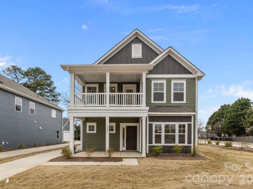 4004 Grommet Court, Matthews, NC 28105.  MLS# CAR4331659, YatesRealty ID 24733. Double Front porch