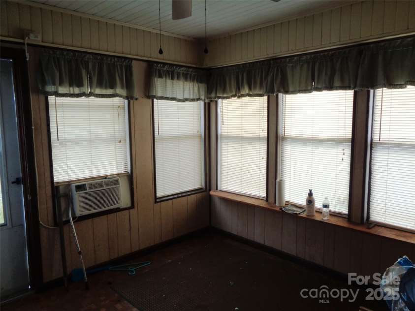 634 Race Path Church Road, Ellenboro, NC 28040.  MLS# CAR4279469, YatesRealty ID 24733. Enclosed Porch