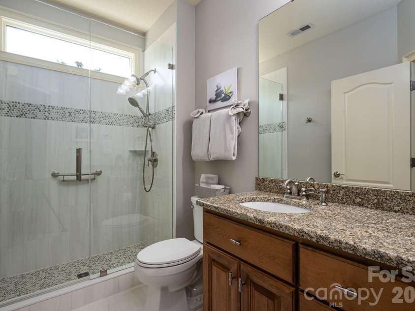 169 Cape Cod Way, Mooresville, NC 28117.  MLS# CAR4358747, YatesRealty ID 24736. Secondary updated bathroom
