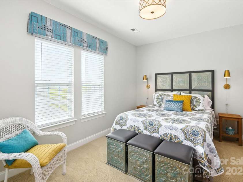 10818 Alvarado Way, Charlotte, NC 28277.  MLS# CAR4275233, YatesRealty ID 24737. Bedroom 3 on upstairs