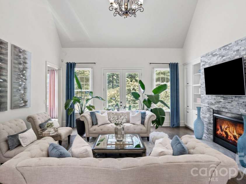 7304 River Valley Court, Mint Hill, NC 28227.  MLS# CAR4379880, YatesRealty ID 24743. Beautiful living room