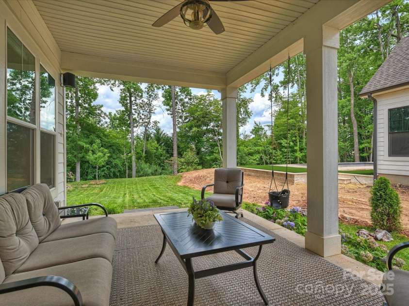 822 River Oaks Lane, Charlotte, NC 28226.  MLS# CAR4271623, YatesRealty ID 24746. Covered Patio