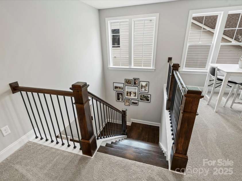822 River Oaks Lane, Charlotte, NC 28226.  MLS# CAR4271623, YatesRealty ID 24746. Stairs to Second Floor