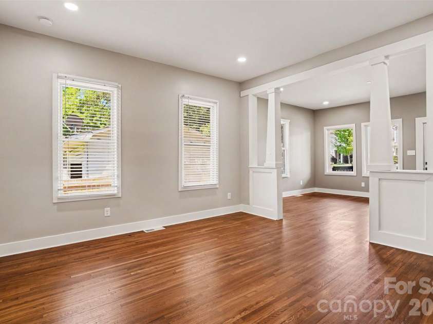 4118 Glory Street, Charlotte, NC 28206.  MLS# CAR4378131, YatesRealty ID 24753. Dining Room with Original Refinished Hardwoods