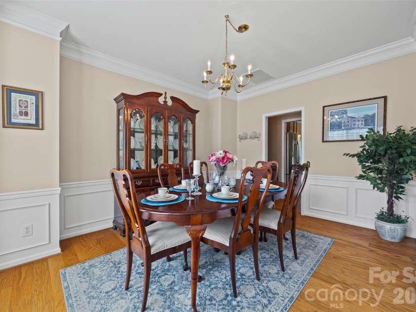 5899 Crimson Oak Court, Harrisburg, NC 28075.  MLS# CAR4302155, YatesRealty ID 2476. Dining Room