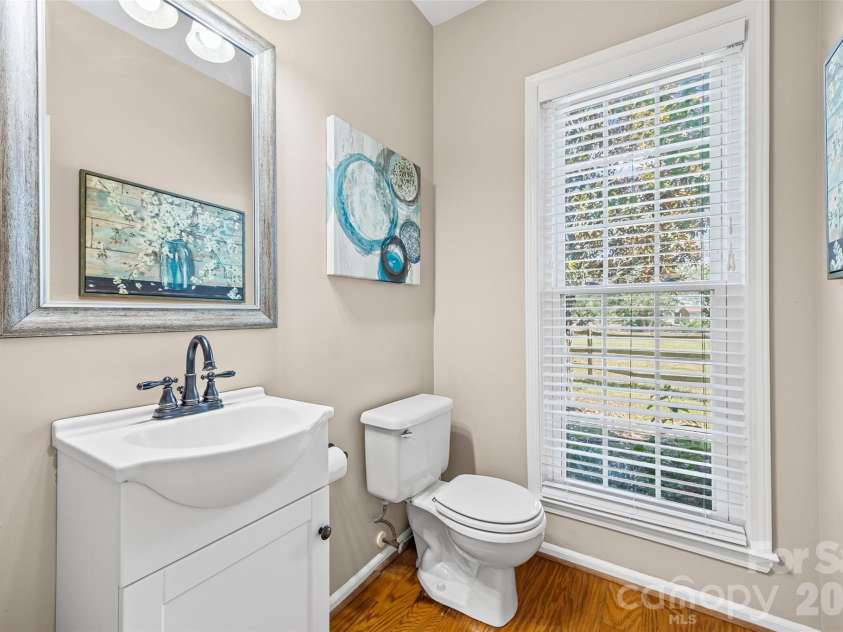 5899 Crimson Oak Court, Harrisburg, NC 28075.  MLS# CAR4302155, YatesRealty ID 2476. Half Bath