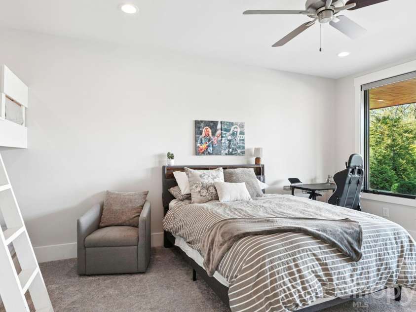 644 Normandy Road, Mooresville, NC 28117.  MLS# CAR4363129, YatesRealty ID 24760. Basement Bedroom 1 with built in Bunk Beds