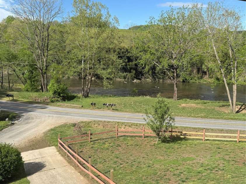 7 Noland Drive, Clyde, NC 28721.  MLS# CAR4379667, YatesRealty ID 24761. View from deck