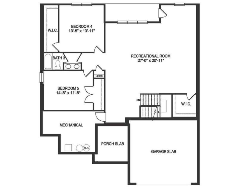 1255 Gardenia Drive, Mt Ulla, NC 28125.  MLS# CAR4363142, YatesRealty ID 24767. Basement