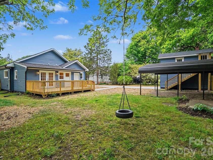 317 Ridge Avenue, Kannapolis, NC 28083.  MLS# CAR4371410, YatesRealty ID 24769. Backyard
