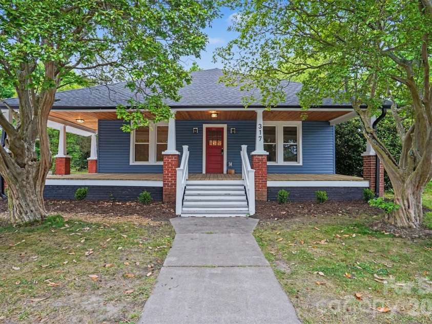 317 Ridge Avenue, Kannapolis, NC 28083.  MLS# CAR4371410, YatesRealty ID 24769. Front Day