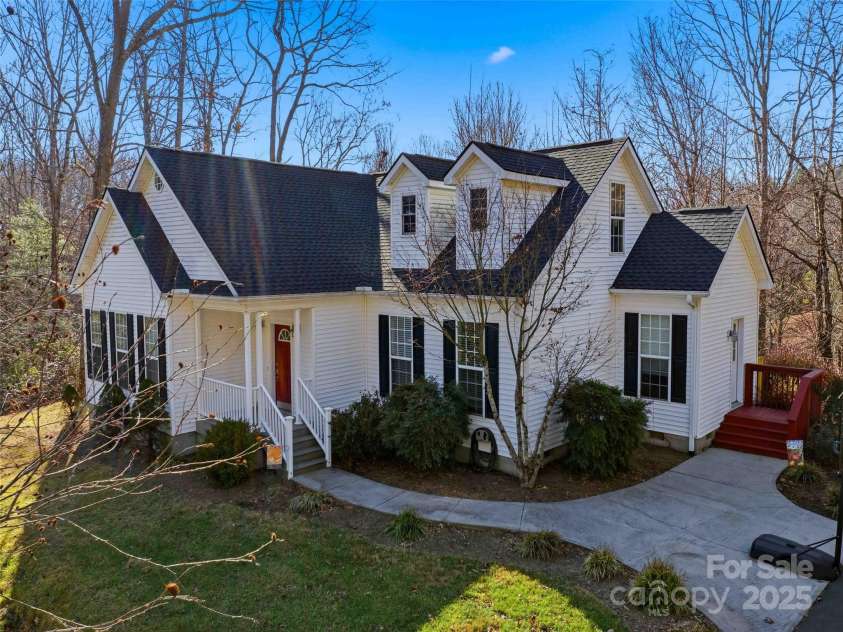 37 C Creek Lane, Pisgah Forest, NC 28768.  MLS# CAR4314709, YatesRealty ID 2477. Inviting exterior with clean lines and strong curb appeal