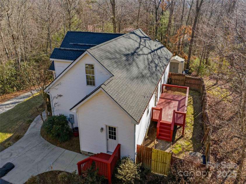 37 C Creek Lane, Pisgah Forest, NC 28768.  MLS# CAR4314709, YatesRealty ID 2477. Inviting exterior with clean lines and strong curb appeal