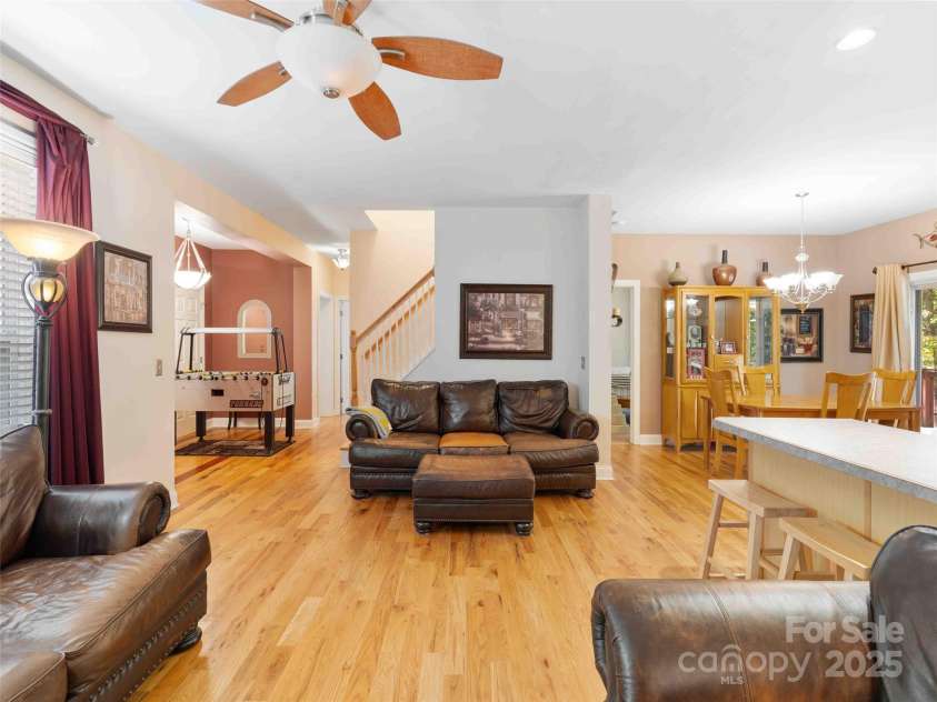 37 C Creek Lane, Pisgah Forest, NC 28768.  MLS# CAR4314709, YatesRealty ID 2477. Spacious open-concept layout offering a seamless flow between living, dining, and kitchen areas.