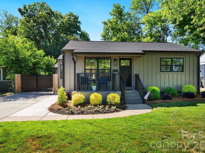 1939 Academy Street, Charlotte, NC 28205.  MLS# CAR4376177, YatesRealty ID 24770. Front