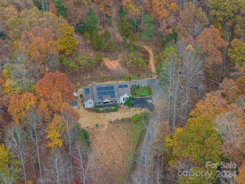 5016 NC Hwy 90 Highway, Collettsville, NC 28611.  MLS# CAR4195400, YatesRealty ID 248. House Aerial