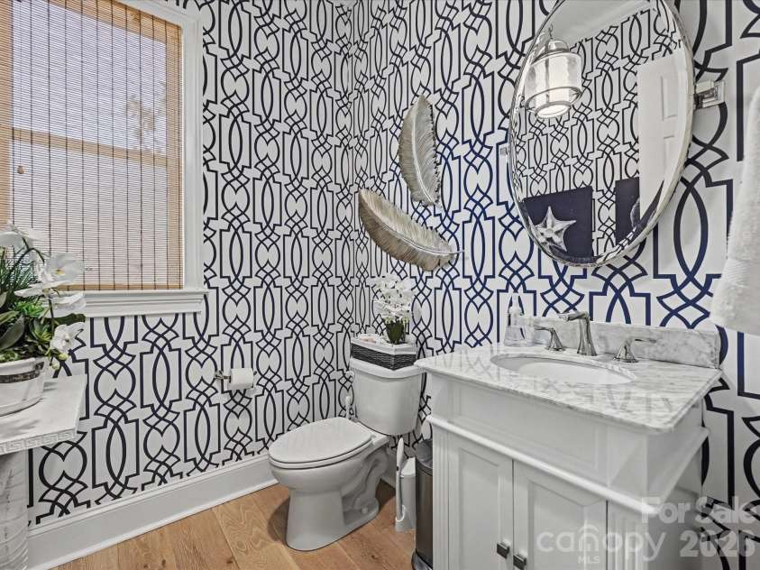 205 Pumpkin Seed Court, Matthews, NC 28104.  MLS# CAR4350087, YatesRealty ID 2481. Powder Room
