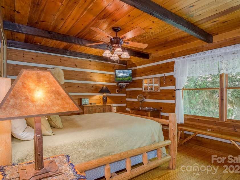 55 Bearwallow Road, Leicester, NC 28748.  MLS# CAR4278949, YatesRealty ID 24812. Bedroom