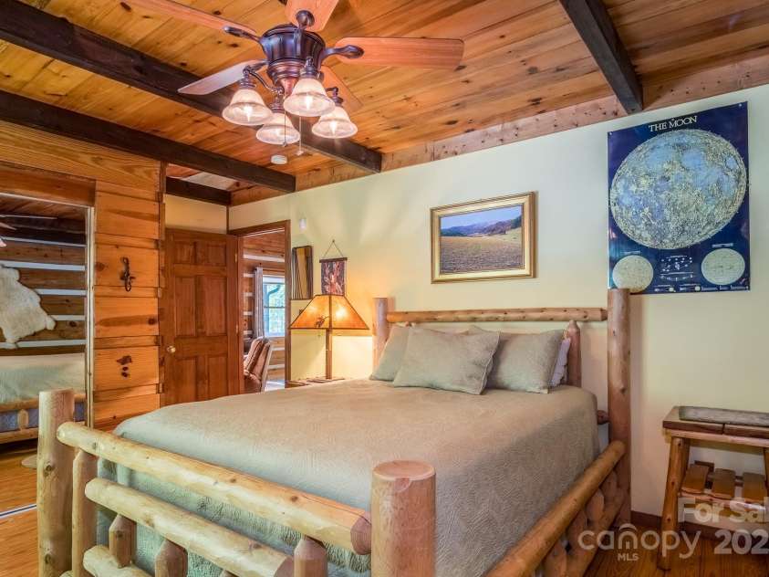 55 Bearwallow Road, Leicester, NC 28748.  MLS# CAR4278949, YatesRealty ID 24812. Bedroom