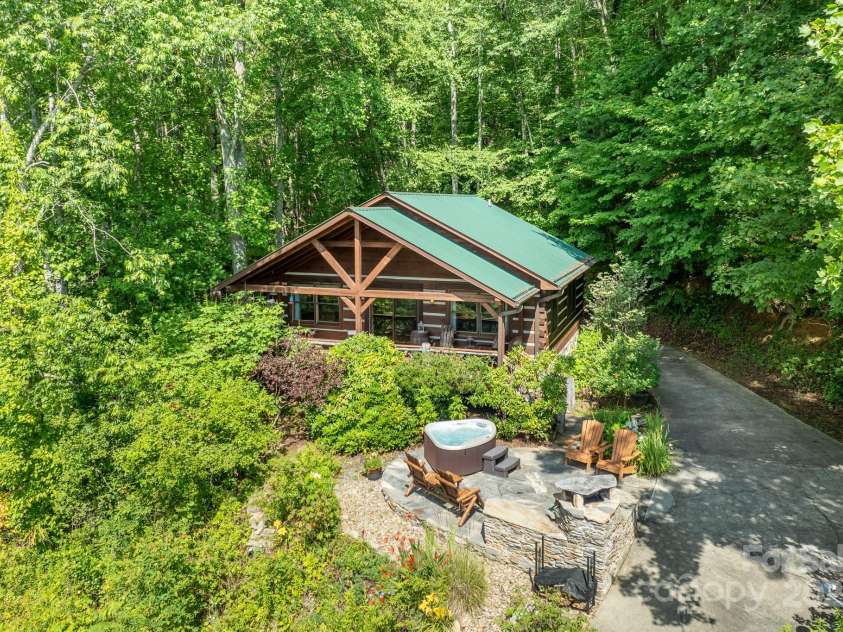 55 Bearwallow Road, Leicester, NC 28748.  MLS# CAR4278949, YatesRealty ID 24812. Exterior