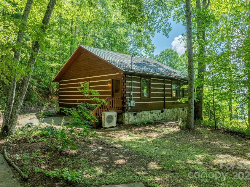 55 Bearwallow Road, Leicester, NC 28748.  MLS# CAR4278949, YatesRealty ID 24812. Rear Exterior