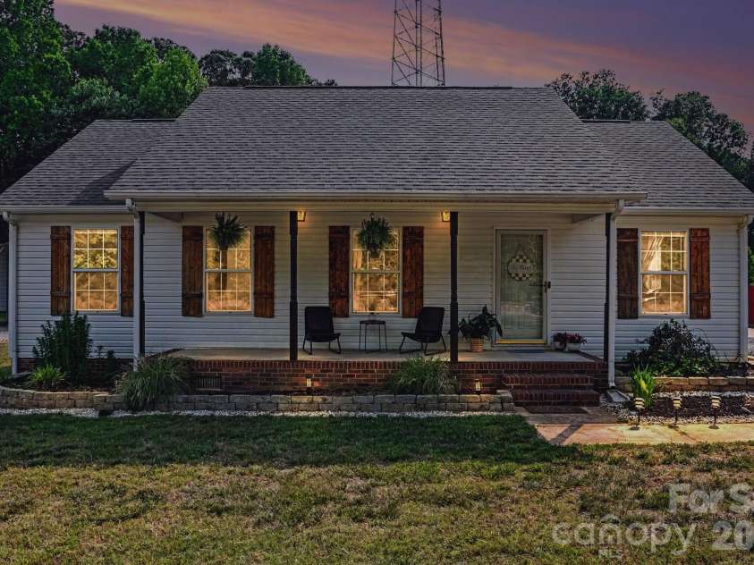 8664 Red Road, Rockwell, NC 28138.  MLS# CAR4378241, YatesRealty ID 24818. Twilight