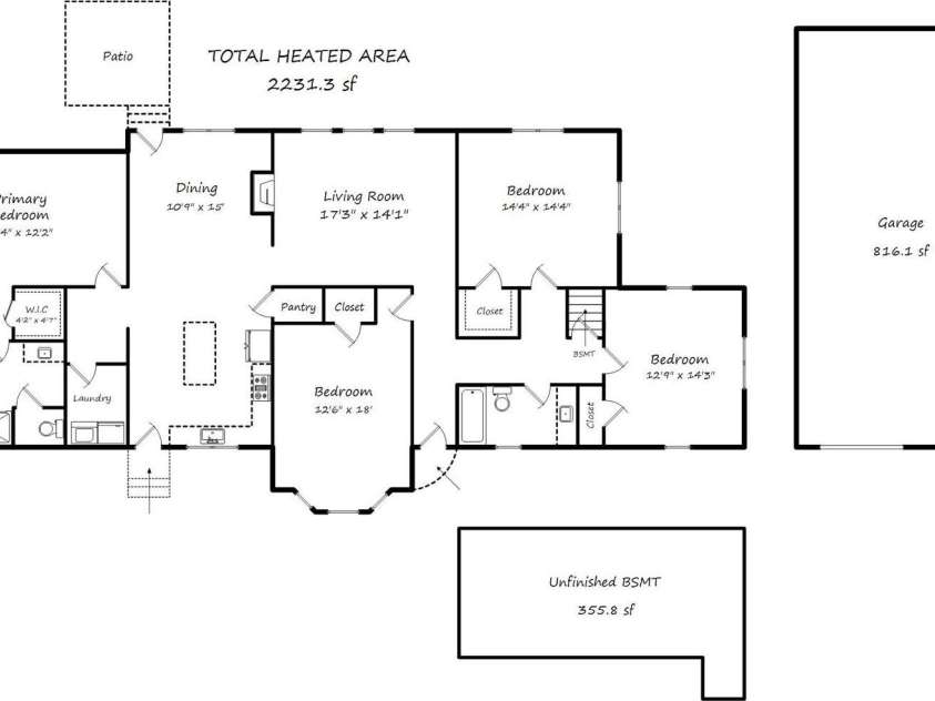 6109 Cora Street, Charlotte, NC 28216.  MLS# CAR4376653, YatesRealty ID 24819. 