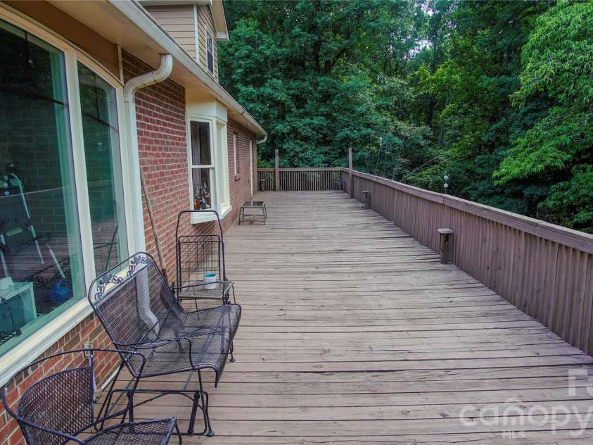 204 Old Stagecoach Road, Lawndale, NC 28090.  MLS# CAR4384627, YatesRealty ID 24830. Back Deck