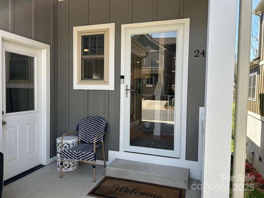 24 Wheeler Road, Weaverville, NC 28787.  MLS# CAR4252449, YatesRealty ID 24830. Front Door