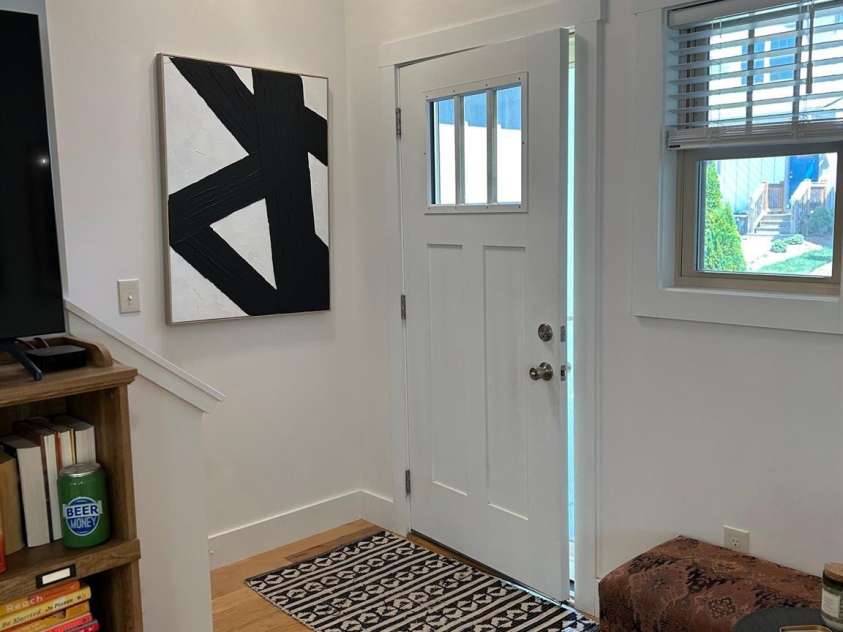 24 Wheeler Road, Weaverville, NC 28787.  MLS# CAR4252449, YatesRealty ID 24830. Inside Front Door