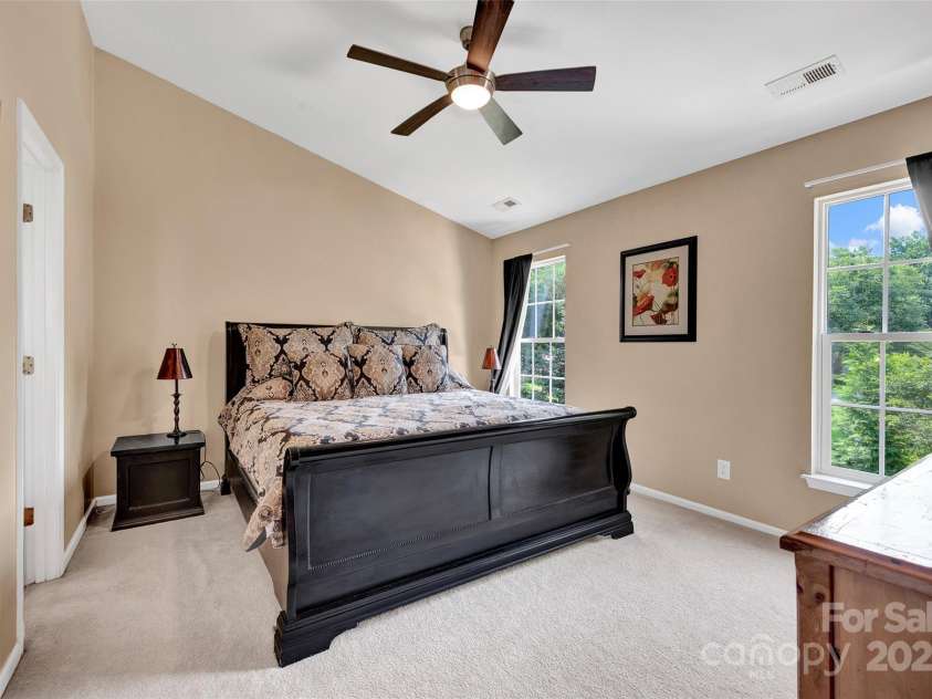 167 Foxtail Drive, Mooresville, NC 28117.  MLS# CAR4267195, YatesRealty ID 24832. Primary bedroom..