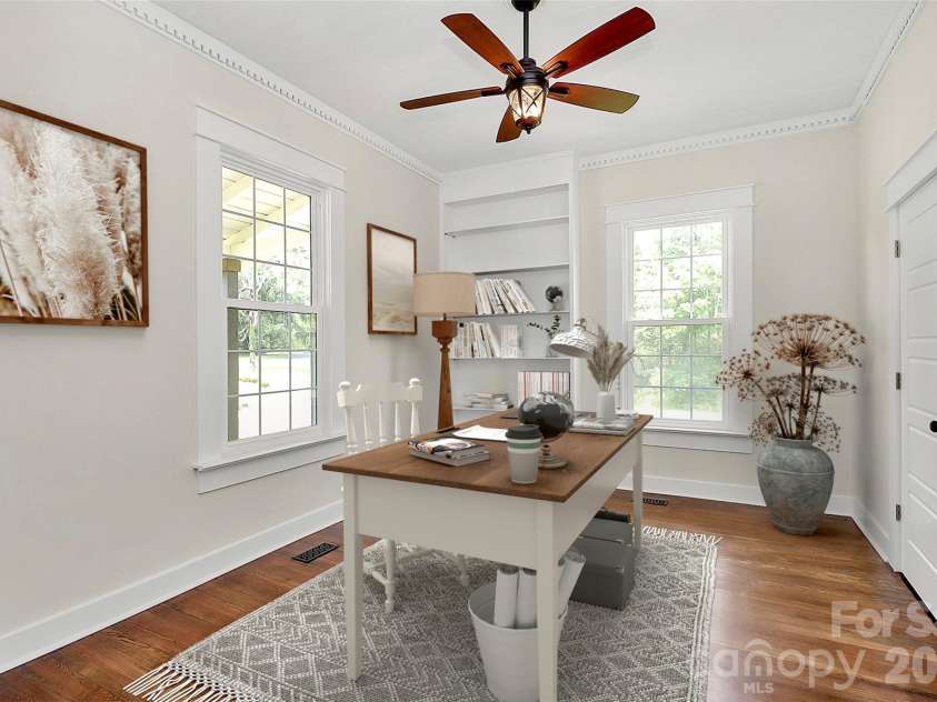 604 Ferguson Ridge Road, Gastonia, NC 28052.  MLS# CAR4374772, YatesRealty ID 24844. Home office/flex room on main level