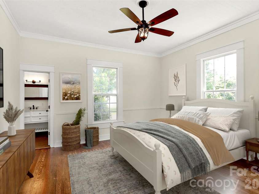 604 Ferguson Ridge Road, Gastonia, NC 28052.  MLS# CAR4374772, YatesRealty ID 24844. Master Bedroom on main level