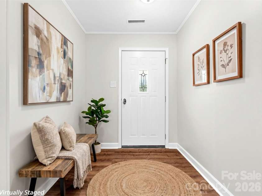 195 Red Bird Road, Spruce Pine, NC 28777.  MLS# CAR4380528, YatesRealty ID 24850. Foyer- virtually staged