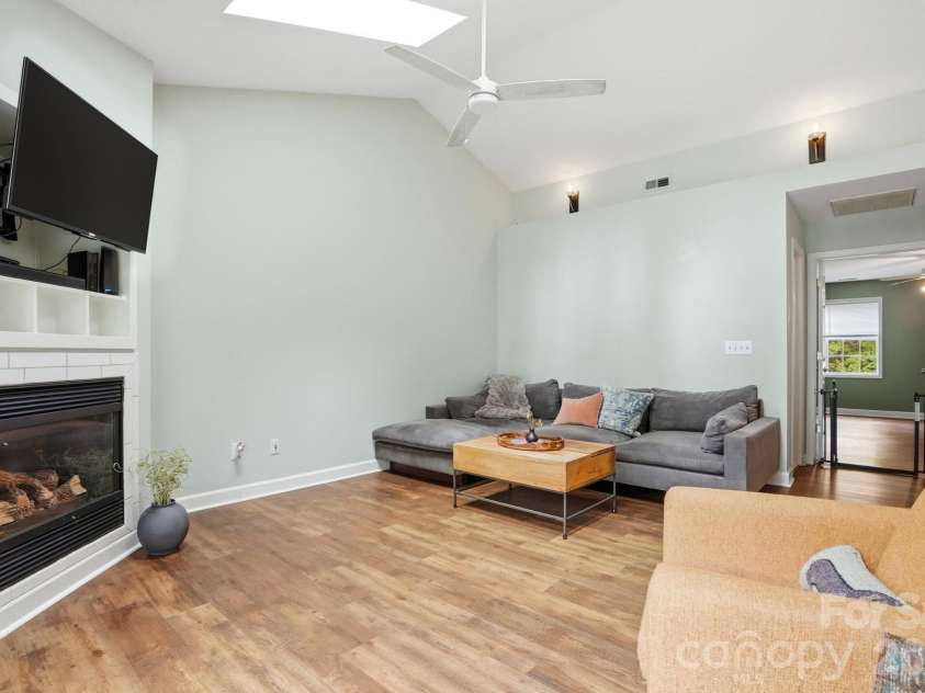 9026 Saint Pierre Lane, Charlotte, NC 28277.  MLS# CAR4381576, YatesRealty ID 24852. Gas fireplace