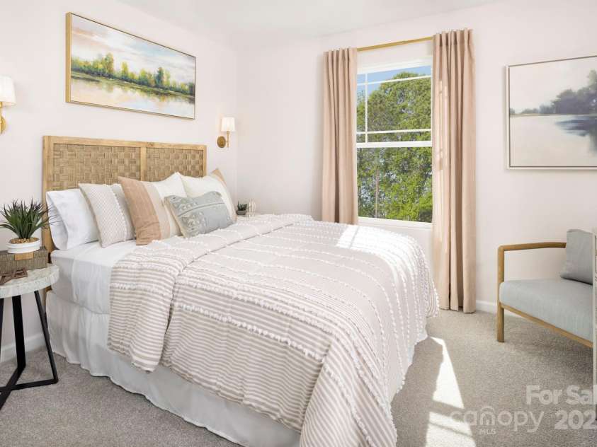 3095 Big Bend Drive, Kannapolis, NC 28025.  MLS# CAR4291438, YatesRealty ID 24866. Secondary Bedroom-Adriana Decorated Model Home-like subject property