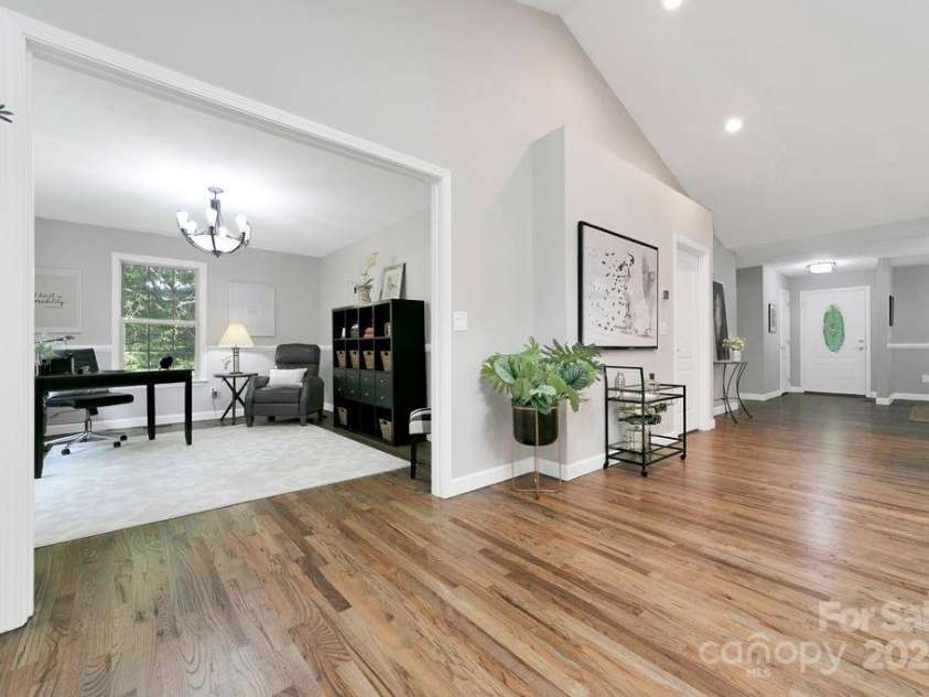 92 Nodatsi Court, Brevard, NC 28712.  MLS# CAR4268723, YatesRealty ID 24873. The office / media room is connected by french doors